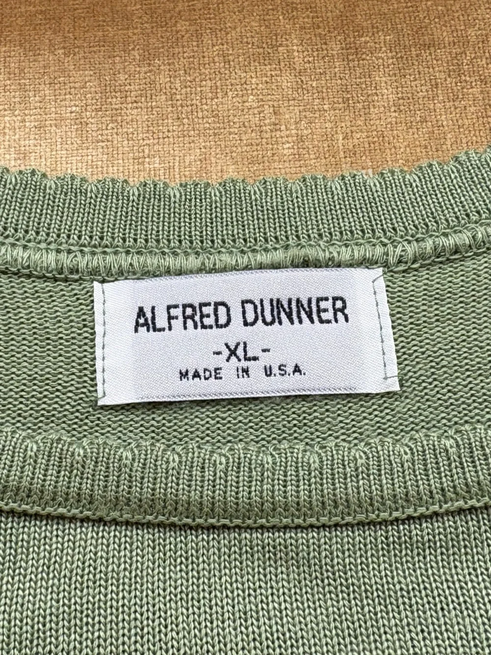 Alfred Dunner Sage Green Knit Short Sleeve Top - SIZE XL - MADE IN USA - Picture 6 of 15